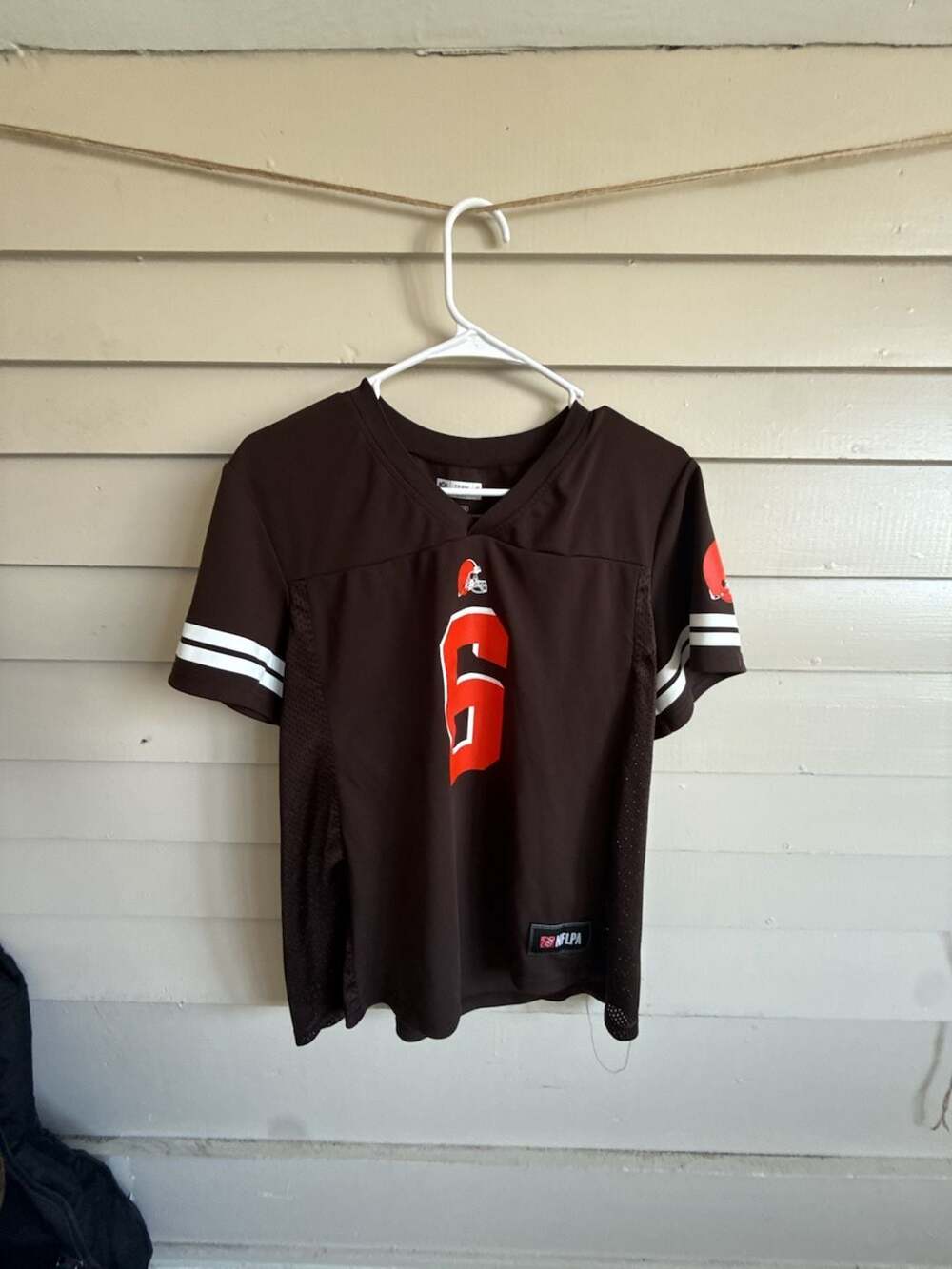 NFL Team Apparel Cleveland Browns Baker Mayfield #6 Women's Jersey Size XL